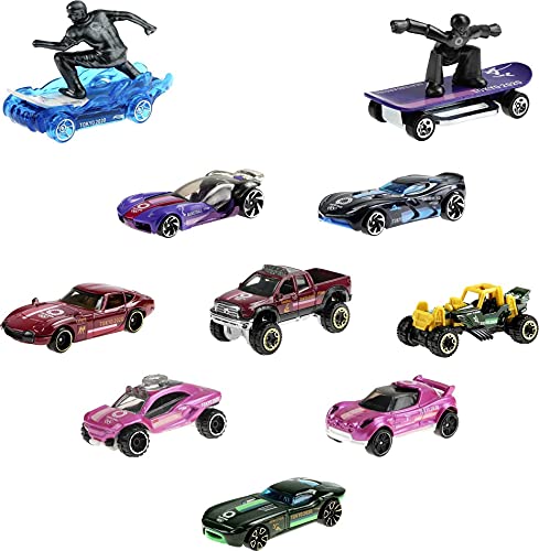 Hot Wheels Tokyo 2020 Olympics 10 Castings In 1 Pack Features 1:64 Scale Cars With Popular Sports Themes Treasure Hunt Car Collectible Ages 3 And Older