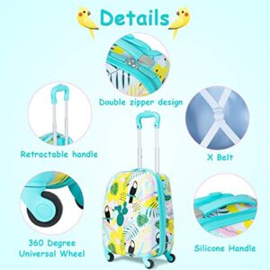 HONEY JOY 2 Pcs Kids Carry On Luggage