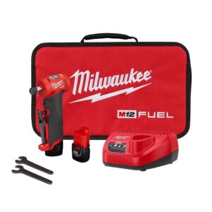 milwaukee 2485-22 m12 fuel lithium-ion right angle die grinder kit (2 ah)