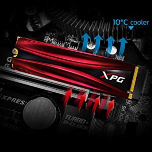 XPG GAMMIX 2TB S11 Pro 3D NAND PCIe NVMe Gen3x4 M.2 2280 R/W up to 3500/3000MB SSD (AGAMMIXS11P-2TT-C)