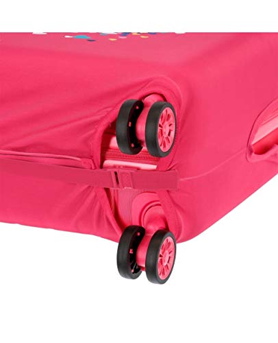 Disney Kids' Minnie Medium Suitcase Cover, Fuchsia, XXX