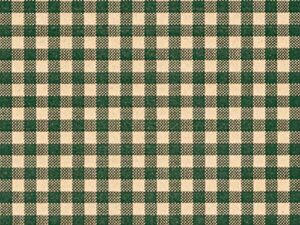 printed tissue paper for gift wrapping with design (tan and green gingham), 24 large sheets (20x30)