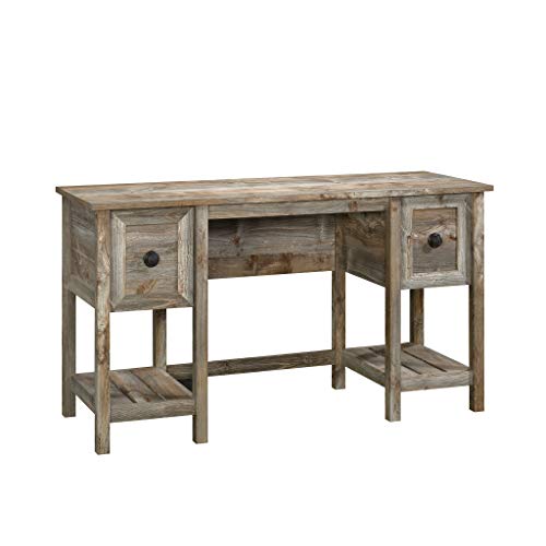 Sauder Granite Trace Desk, L: 53.94" x W: 19.45" x H: 29.76", Rustic Cedar Finish