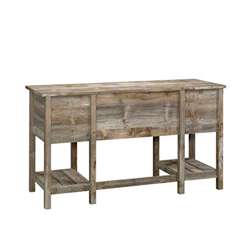 Sauder Granite Trace Desk, L: 53.94" x W: 19.45" x H: 29.76", Rustic Cedar Finish