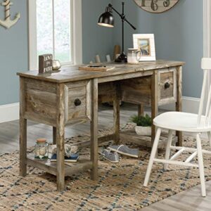 Sauder Granite Trace Desk, L: 53.94" x W: 19.45" x H: 29.76", Rustic Cedar Finish