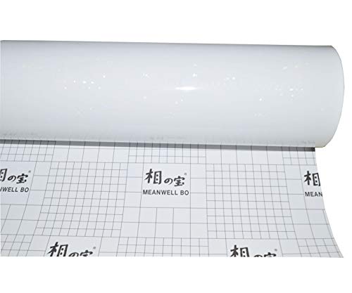 INTBUYING 1116x25inch (0.7x31yards) 3mil Cold Laminating Film Glossy Clear Vinyl Laminator Roll Lamination Film (Laser Star)