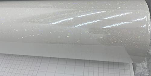 INTBUYING 1116x25inch (0.7x31yards) 3mil Cold Laminating Film Glossy Clear Vinyl Laminator Roll Lamination Film (Laser Star)