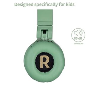 POGS Kids Wired Headphones | The Elephant | Foldable and Durable Headphones for Kids 3+ with Volume Control, Microphone, Volume Limiter 85 dB | Music-Sharing Function | (3.2ft, 3.5mm)