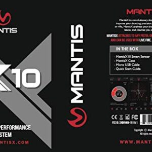 Mantis X10 Elite Shooting Performance System - Real-time Tracking, Analysis, Diagnostics, and Coaching System for Firearm Training - MantisX