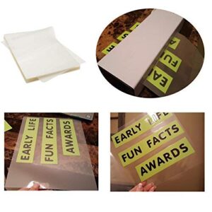 Immuson Thermal Laminating Pouches 8.9 x 11.4, 5 Mil Thickness, Crystal Clear Finish, 300 Pack