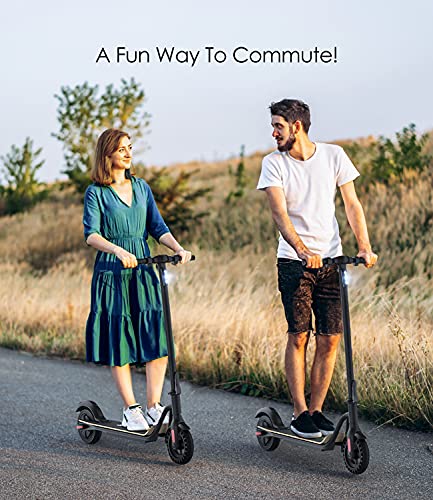 Electric Scooter, 3 Gears, Max Speed 15.5MPH, 12 Miles Powerful Battery with 8'' Tires Foldable Electric Scooter for Adults, Max Load 220 lbs