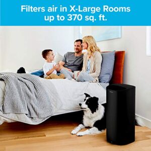 Filtrete Air Purifier, Extra Large Room with True HEPA Filter, Captures 99.97% of Airborne particles such as Smoke, Dust, Pollen, Bacteria, Virus for 370 Sq. Ft. Living Room, Kitchen and more