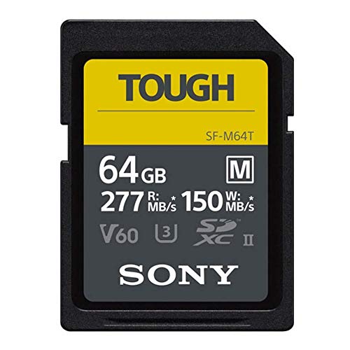 Sony 64GB SF-M Series High Speed Tough SD Card (2 Pack) with MRW-S1 UHS-II USB 3.1 Reader Bundle (3 Items)