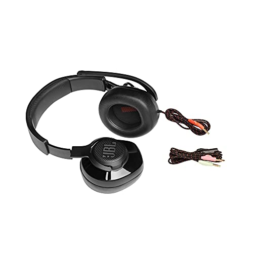 JBL Quantum 200 - Wired Over-Ear Gaming Headphones - Black, Large