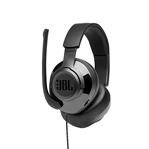 JBL Quantum 200 - Wired Over-Ear Gaming Headphones - Black, Large