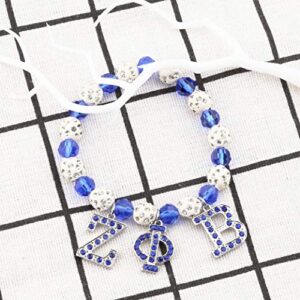 BAUNA Zeta Phi Sorority Beta Paraphernalia Gift Inspired Greek Sorority Jewelry Gift (Bracelet)