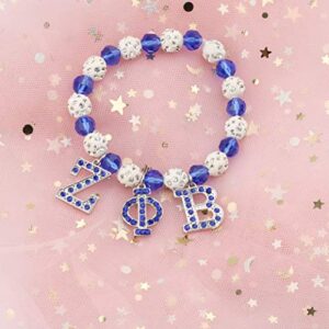 BAUNA Zeta Phi Sorority Beta Paraphernalia Gift Inspired Greek Sorority Jewelry Gift (Bracelet)