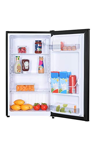 Danby DAR032B1BM 3.2 Cu.Ft. Mini Fridge In Black - Free-Standing All Fridge For Bedroom, Living Room, Kitchen, Dorm