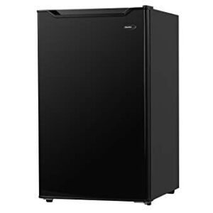 Danby DAR032B1BM 3.2 Cu.Ft. Mini Fridge In Black - Free-Standing All Fridge For Bedroom, Living Room, Kitchen, Dorm