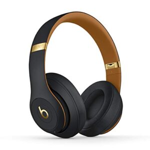 beats studio3 wireless noise cancelling over-ear headphones - apple w1 headphone chip, class 1 bluetooth, 22 hours of listening time, built-in microphone - midnight black (latest model)