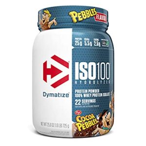 ISO100 Hydrolyzed 100 Whey Protein Isolate Cocoa Pebbles (1.4 Lbs. / 20 Servings)