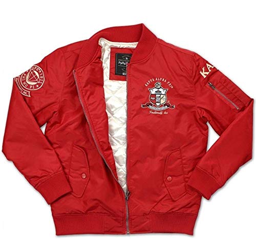 Kappa Alpha Psi M2 Bomber Jacket [4XL] Crimson Red