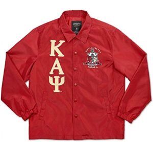 kappa alpha psi coach line jacket [l] crimson red