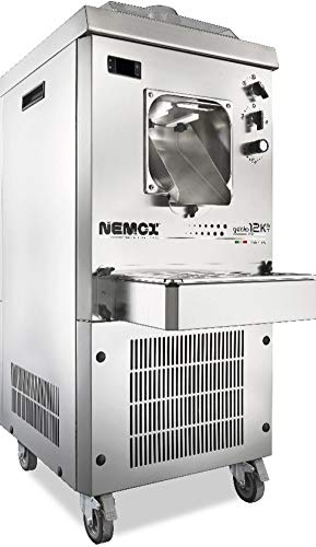 NEMOX 38151 12K Gelato-Ice Cream Machine, 17 Quart Bowl Capacity, Stainless Steel Brushed Finish