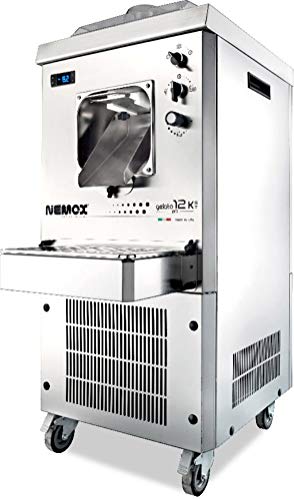 NEMOX 38151 12K Gelato-Ice Cream Machine, 17 Quart Bowl Capacity, Stainless Steel Brushed Finish