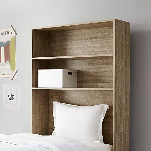 Decorative Dorm Shelf - Over Bed Shelving Unit - Sonoma