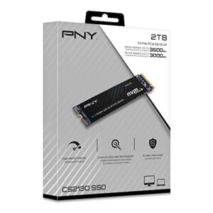 PNY CS2130 2TB M.2 PCIe NVMe Gen3 x4 Internal Solid State Drive (SSD), Read up to 3,500 - M280CS2130-2TB-RB