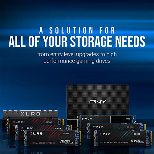 PNY CS2130 2TB M.2 PCIe NVMe Gen3 x4 Internal Solid State Drive (SSD), Read up to 3,500 - M280CS2130-2TB-RB