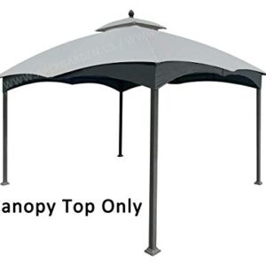 APEX GARDEN Replacement Canopy Top for Lowe's Allen Roth 10X12 Gazebo #GF-12S004B-1 (Grey)