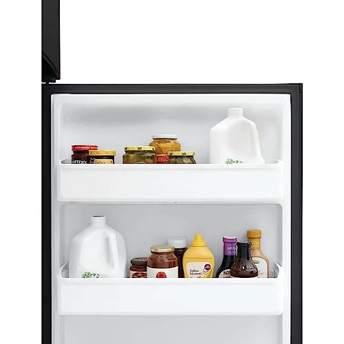 Frigidaire FFTR1835VB 30" Top Freezer Refrigerator with 18.3 cu. ft. Capacity LED Lighting Frost Free Defrost ADA Compliant in Black