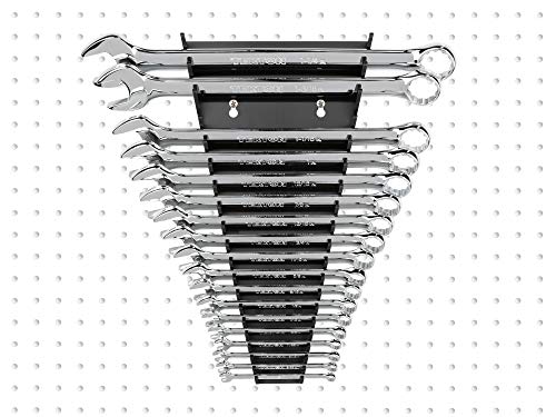 TEKTON 19-Tool Wrench Organizer Rack (Black) | ORG29119