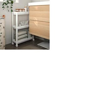 Ikea Vesken Cart White 21 1/4x7 1/8x28 004.712.22