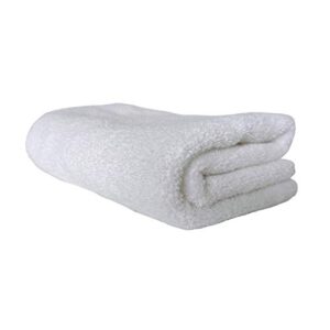 wove extra soft hand towel for sensitive skin, white