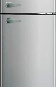 Frigidaire EFR751, 2 Door Apartment Size Refrigerator with Freezer, 7.5 cu ft, Platinum Series, Stainless Steel