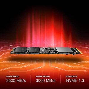 XPG SX8100 4TB 3D NAND NVMe Gen3x4 PCIe M.2 2280 Solid State Drive R/W 3500/3000MB/s SSD (ASX8100NP-4TT-C)