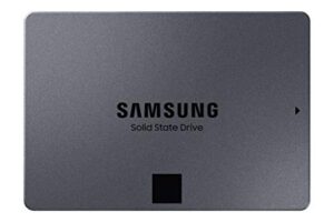 samsung 870 qvo sata iii ssd 4tb 2.5" internal solid state drive, upgrade desktop pc or laptop memory and storage for it pros, creators, everyday users, mz-77q4t0b