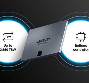 SAMSUNG 870 QVO SATA III SSD 4TB 2.5" Internal Solid State Drive, Upgrade Desktop PC or Laptop Memory and Storage for IT Pros, Creators, Everyday Users, MZ-77Q4T0B