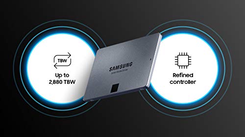 SAMSUNG 870 QVO SATA III SSD 4TB 2.5" Internal Solid State Drive, Upgrade Desktop PC or Laptop Memory and Storage for IT Pros, Creators, Everyday Users, MZ-77Q4T0B