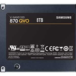 SAMSUNG 870 QVO SATA III SSD 4TB 2.5" Internal Solid State Drive, Upgrade Desktop PC or Laptop Memory and Storage for IT Pros, Creators, Everyday Users, MZ-77Q4T0B