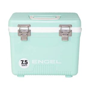 Engel UC7 7.5qt Leak-Proof, Air Tight, Drybox Cooler and Small Hard Shell Lunchbox for Men and Women in Seafoam