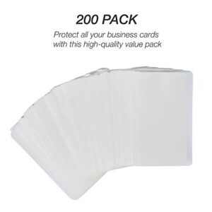 Samsill 3mil Thermal Laminating Pouches, Business Card Size, Clear, 2.25 x 3.75 Inch (200 Pack)