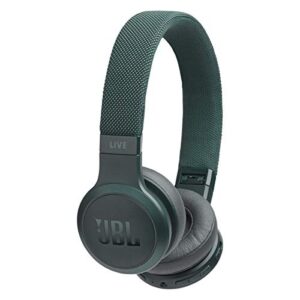 jbl live 400bt - on-ear wireless headphones - green (renewed)