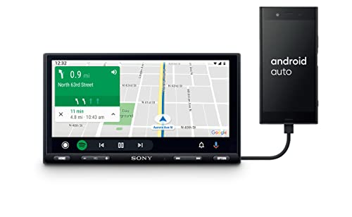 Sony XAVAX5500 6.95"7” Apple Car Play, Android Auto, Media Receiver with Bluetooth and WebLink Compatible