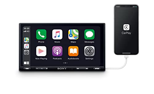 Sony XAVAX5500 6.95"7” Apple Car Play, Android Auto, Media Receiver with Bluetooth and WebLink Compatible