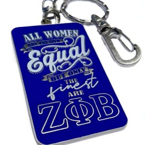 BBGreek Zeta Phi Beta Sorority Paraphernalia - Only The Finest - Keychain Gifts - Official licensed Vendor