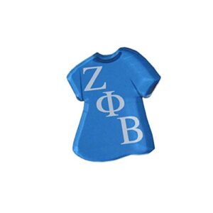 zeta phi beta sorority t-shirt magnet blue